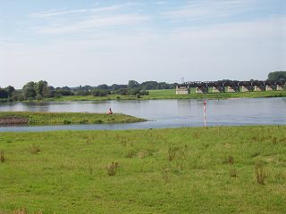 Einmündung der Elde in die Elbe